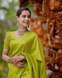 Tissu traditionnel indien de bonne qualité, magnifique, la plus tendance, Pure, douce, pour le tissage de la soie, dernière tenue de créateur - Product Image 3