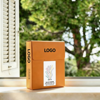 Coffret découverte de mini-parfums en forme de boîte à cigarettes en papier artistique créatif, 5 flacons colorés avec bouchon à bille, doublure en éponge, logo personnalisé pour le voyage