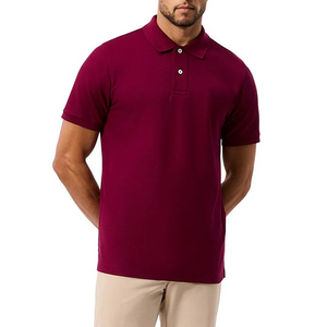 Camiseta Polo Lisa para Hombre, Tejido Transpirable Ecológico, Personalizable OEM, Alta Calidad, Corte Regular, Camiseta Casual de Manga Corta - Product Image 4