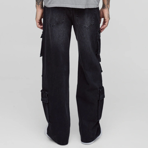 Nouveau style de jeans déchirés pour hommes, pantalon en denim, jeans skinny, pantalon pour hommes, nouvelle couleur peinte, jeans en denim de qualité supérieure - Product Image 2