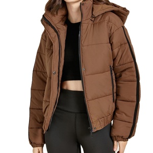 Chaquetas acolchadas sueltas personalizadas OEM, chaquetas de plumón para mujer, Abrigo acolchado grueso de Invierno para mujer, chaqueta acolchada con logotipo personalizado - Product Image 1