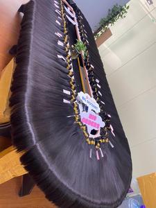 Vente en gros d'extensions de cheveux humains brésiliens de haute qualité vagues droites et bouclées naturelles super soyeuses avec extrémités épaisses en vrac - Product Image 4