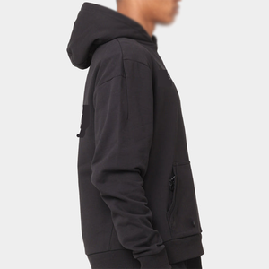 Vente en gros de sweats à capuche surdimensionnés pour hommes, impression numérique personnalisée, logo personnalisé, couleur unie, polaire 100% polyester - Product Image 5