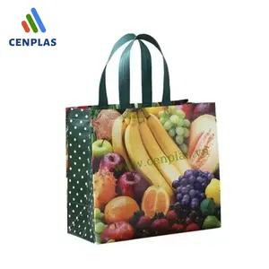 Reusable tearing resistant different size color pp bags PP woven bags with BOPP film in gravure printing CENTIC from Vietnam