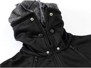 Sweat-shirts pour hommes 100% coton, style streetwear décontracté d'hiver, surdimensionnés, doux, chauds, confortables, respirants, brodés, styles tendance - Product Image 3