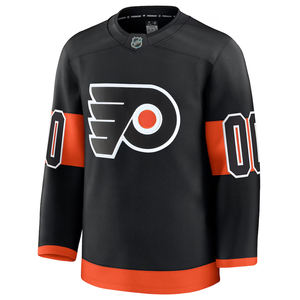 Maillot de Hockey personnalisé noir et Orange pour hommes à manches longues léger Patchwork Sportswear haut d'entraînement athlétique confortable - Product Image 2