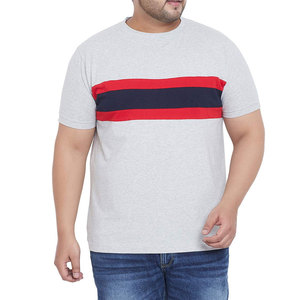Vente en gros de t-shirts pour hommes nouvel arrivage de t-shirts de sport 100% coton, t-shirt dégradé à épaules tombantes, t-shirts grande taille pour hommes - Product Image 1