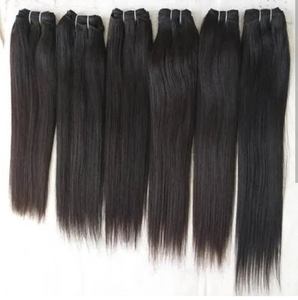 Extensions de cheveux humains indiens vierges Remy non traités, qualité supérieure 12A, ondulés profonds, double trame, fabriquées à la machine - Product Image 4