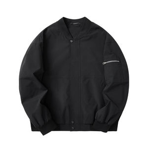 Blouson bomber unisexe classique imperméable personnalisé avec broderie sur le devant, design tricoté imprimé, doublure streetwear - Product Image 4