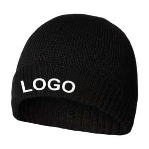 New Design Unisex Outdoor Fleece Cold Proof Beanie Warm Running Hiking Travel Adjustable <b>100</b>% <b>Acrylic</b> Knit Custom Logo - Product Image 1