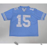 Jersey Sepak Bola Unisex Custom Trendy Terbaru, Sablon Panas Berkualitas Tinggi, Ringan, Cepat Kering, dan Bernapas