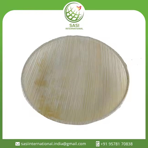 Vaisselle jetable durable en feuille de palmier de 30cm pour service alimentaire écologique pour mariages OEM de Tamil Nadu en Inde - Product Image 2