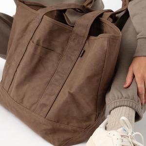 Wholesale Custom-Printed Cotton Canvas <b>Tote</b> <b>Bag</b> <b>for</b> Women Blank or Printed Reusable with Open Closure Bottle Zipper - Product Image 4