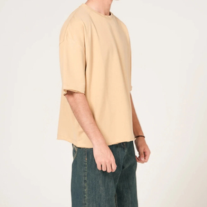 Camiseta de corte holgado con hombros caídos para hombre, camisetas de corte holgado para hombre de alta calidad y peso pesado a precio económico. - Product Image 2