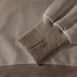 Oversized 100% Cotton <b>Sweatshirts</b> For Women <b>Long</b> Sleeve Patchwork Open Side Streetwear Pullovers Autumn Clothes Breathable - Product Image 3