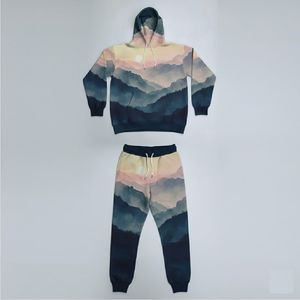 Ensemble de survêtement en polaire Urban Tech, coupe ajustée, sweat à capuche et pantalon de jogging, léger et chaud, streetwear, tendance, vente en gros Europe et USA - Product Image 1
