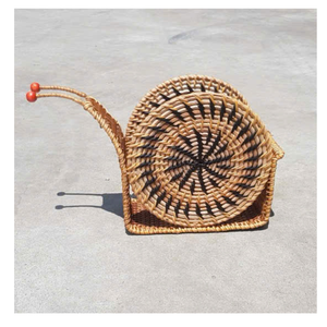 Plateau en rotin naturel durable pour le stockage de la cuisine, service à thé et table à manger faits à la main au Vietnam - Product Image 4