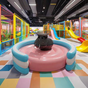 HELLO CAT HD014 Sport Crazy Game Mecánico inflable Toro Rodeo Bull Riding para niños y adultos Capacidad 5-10 >10 - Product Image 1