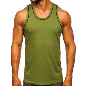 Débardeurs de gym Stringer pour hommes Muscle Fitness T-shirt sans manches - Product Image 3