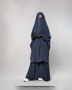 2025 última tendencia de moda islámica Premium transpirable modesto dos piezas para mangas elásticas de talla grande mujeres musulmanas OEM - Product Image 3