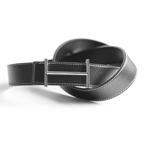 เข็มขัดหนังวัวสำหรับผู้ชายชุดเดรสหนังแท้สายหนังวัวแท้สำหรับกางเกงยีนส์เอวสีแดงแบรนด์ดีไซน์หรูหราชั้นนำ - Product Image 2