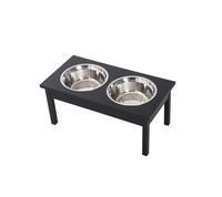 Bol d'eau de nourriture pour chien/chat en acier inoxydable 1L de haute qualité prix personnalisé écologique directement fabricant pour petits animaux moderne