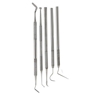 Instruments dentaires avancés 6 pièces, spatules de remplissage en résine composite avec instruments de remplissage dentaire plaqués titane - Product Image 2