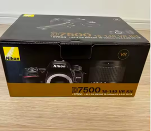 กล้องดิจิตอล SLR รุ่นใหม่ FAV D7500 ความละเอียด 20.9MP (สีดำ) พร้อมเลนส์ AF-S DX 18-140 มม. f/3.5-5.6G ED VR - Product Image 1