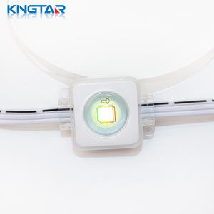 24V Outdoor RVB Point Pixel LED Lights IP67 Plastic for Christmas Holidays Theme Parks Eaves Lighting Permanent Outdoor LED - Product Image 4