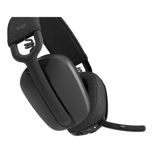 Logi Zone Vibe 100 Graphite Over Ear Bluetooth Headphones With Noise Reduction And <b>Microphone</b> - Product Image 3