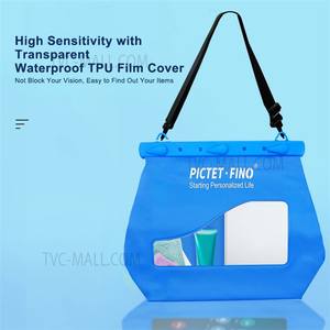 <span class=keywords><strong>PICTET</strong></span>.FINO RH54 IPX8 funda impermeable para teléfono móvil pantalla táctil al aire libre viaje natación teléfono bolsa con correa para el hombro - Product Image 4