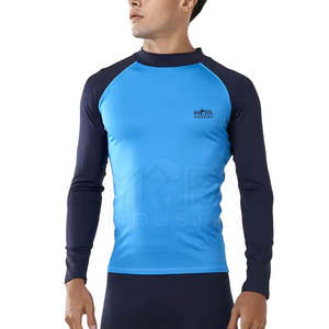 Rash Guard personnalisé OEM pour hommes, chemise de surf et de natation avec protection solaire Rash Guard à vendre - Product Image 1