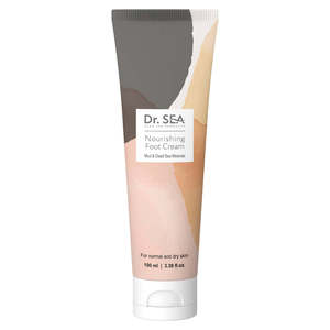 Crème Masque Nourrissante Naturelle pour les Pieds, Ingrédients à Base de Théier et d'Herbes, 100 ml, Exfoliante, Anti-Fissures, Boue de la Mer Morte - Product Image 3