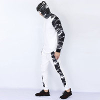Chándal de jogging OEM personalizado para hombre, cortavientos, con capucha y cordón, de forro polar técnico, liso, de maternidad, con cordón completo, de secado rápido
