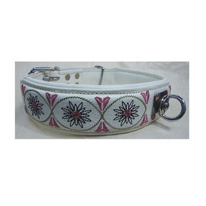 100% collier de chien en cuir véritable fait à la main confortable écologique conception personnalisée motif Animal Rivet décoré réel - Product Image 1