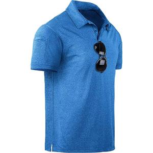Recién llegado, camiseta Polo de Color sólido para hombre, Camisetas básicas holgadas ligeras de verano con cuello, ropa informal cómoda - Product Image 2