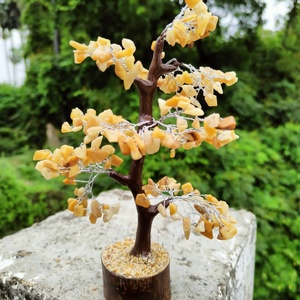 Árbol de Cristal de Aventurina Amarilla Natural con 300 Cuentas, Bonsái de Piedras Preciosas Hecho a Mano, Reiki, Feng Shui, Decoración para el Hogar y la Oficina, Árbol de Regalo - Product Image 2