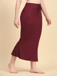 Trendmalls Maroon Shaper respirant pour Lycra Spandex Saree Jupon pour femme - Product Image 5