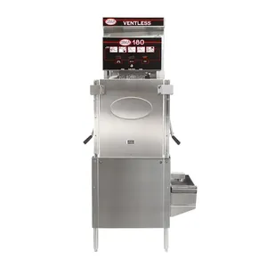Lave-vaisselle professionnel CMA-180-VL pour cuisine, haute température, sans ventilation, simple bac, capacité de stérilisation 40 bacs/heure - Product Image 1