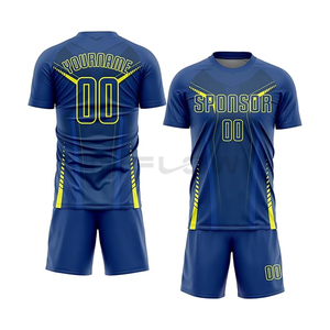 เสื้อฟุตบอลผ้าโพลีเอสเตอร์ระบายอากาศได้ดีแห้งเร็วเสื้อเจอร์ซีย์พิมพ์โลโก้ตามสั่งเสื้ออเมริกัน100% - Product Image 5