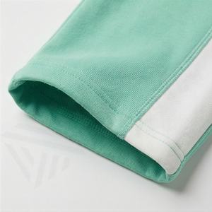 Trendy Men Custom <b>Hoodie</b> Cute Cartoon <b>Bear</b> Rainbow Print Paired Contrast Color Bell Bottom Pants Set Fashionable Durable - Product Image 6