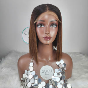 100% vietnamien luxe 10 pouces sans colle fermeture perruque Super Double dessiné personnalisé pour la couleur vierge cheveux humains pour les femmes noires - Product Image 1