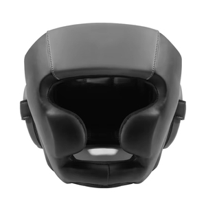 Cascos de boxeo de cuero profesionales de alta calidad unisex logotipo personalizado al por mayor protectores de cabeza de artes marciales para equipo de entrenamiento - Product Image 6