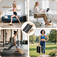 Planche Inclinée Réglable Muscle Mollet Étirement Portable Pliable Planches Inclinées Cheville Achille Tendon Genou Talon Capacité 400lb