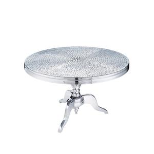 Mesa de Metal de Diseño Artesanal para el Hogar, Accesorios de Muebles para Hoteles, Mesa de Centro de Muebles de Lujo con Tapa de Vidrio, Mesa de Centro para Café - Product Image 6