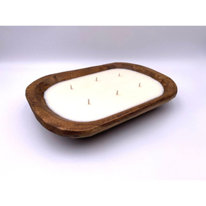 Pot à bougie unique en bois de bambou fabriqué à la main avec un design élégant, parfait pour la décoration de mariage et le service de pâte - Product Image 6