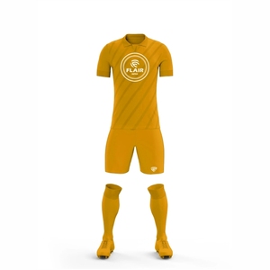 100% Polyester Best Quality Custom Design Soccer Jersey Uniform Sets Breathable Comfort Lightweight <b>Waterproof</b> Automated Cutting - Product Image 5