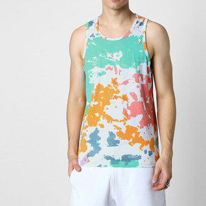 Camiseta sin Mangas para Hombre, 100% Algodón, Cuello Redondo, Ropa de Gimnasio, Talla Grande, Tejido de Punto, Chaleco Deportivo - Product Image 6