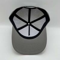 Casquette de camionneur classique Oxford Dobby avec patch brodé, casquette de sport en maille de haute qualité, logo personnalisable, boucle métallique, motif Argyle, ajustable