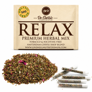 เรแลกซ์ พรีเมี่ยม เฮอร์เบิล สโมค มิกซ์ 100% ปราศจากนิโคติน สมุนไพรแห้งผสม 50 กรัม RELAX-BGG829 - Product Image 3